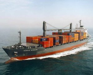 Move into Container vessels